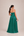 Vestido Verde Esmeralda Tomara que Caia em Zibeline e Tule Brocado