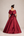 Vestido Marsala em Zibeline com Capa Removível Bordada