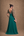 Vestido Verde Esmeralda com Manga 3/4 e Corpete em Tule Bordado