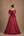 Vestido Marsala em Zibeline com Capa Removível Bordada