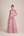 Vestido Rosé Antigo Tomara que Caia com Babados e Flor na Cintura