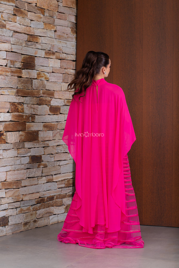 Vestido tomara que caia fitado com capa removível | Livia Ribeiro