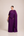 Vestido Roxo em Crepe com Toque de Seda, Tomara que Caia e Capa Removível