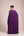 Vestido Roxo em Crepe com Toque de Seda, Tomara que Caia e Capa Removível