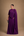 Vestido Roxo em Crepe com Toque de Seda, Tomara que Caia e Capa Removível