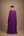 Vestido Roxo em Crepe com Toque de Seda, Tomara que Caia e Capa Removível
