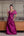 Vestido em zibeline com bordado e capa removível