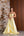 Vestido em zibeline com bordado e capa no crepe de seda