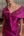 Vestido em zibeline com bordado e capa removível