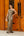 Vestido um ombro em jacquar brocado