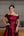 Vestido em zibeline ombro a ombro e sobreposição de saia e bordado (DISPONÍVEL EM 30 DIAS ÚTEIS)