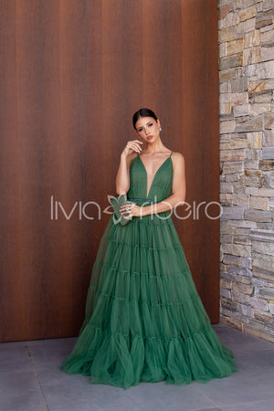 VESTIDO LÍVIA RIBEIRO EM TULE (DISPONÍVEL EM 25 DIAS ÚTEIS) - Lívia Ribeiro