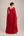 Vestido Longo Vermelho com Capa e Bordado